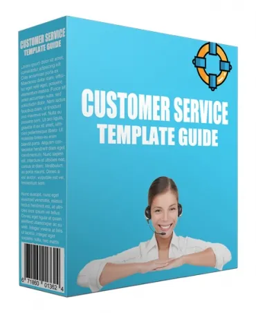 eCover representing Customer Service Template Guide eBooks & Reports with Personal Use Rights