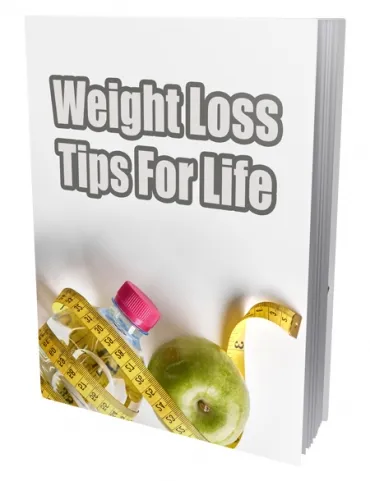 eCover representing Weight Lost Tips for Life eBooks & Reports with Private Label Rights