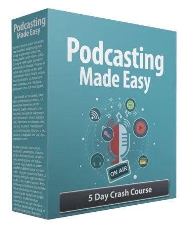 eCover representing Podcasting Made Easy eBooks & Reports with Private Label Rights