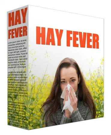 eCover representing Hay Fever PLR Article Pack  with Private Label Rights