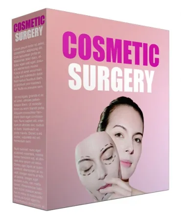 eCover representing Cosmetic Surgery PLR Article Bundle  with Private Label Rights