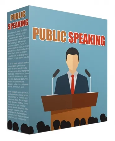 eCover representing 25 Public Speaking PLR Articles 2017  with Private Label Rights