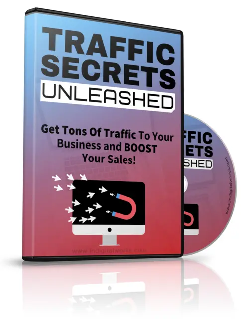 eCover representing Traffic Secrets Unleashed eBooks & Reports/Videos, Tutorials & Courses with Master Resell Rights