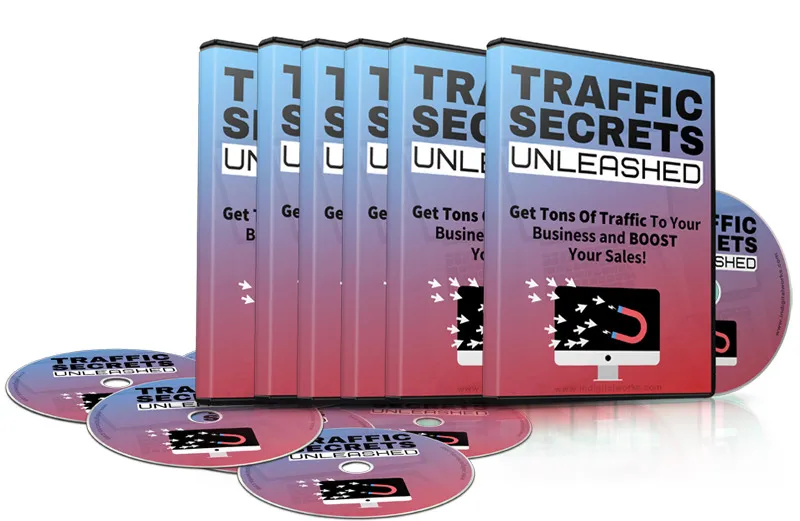 eCover representing Traffic Secrets Unleashed eBooks & Reports/Videos, Tutorials & Courses with Master Resell Rights