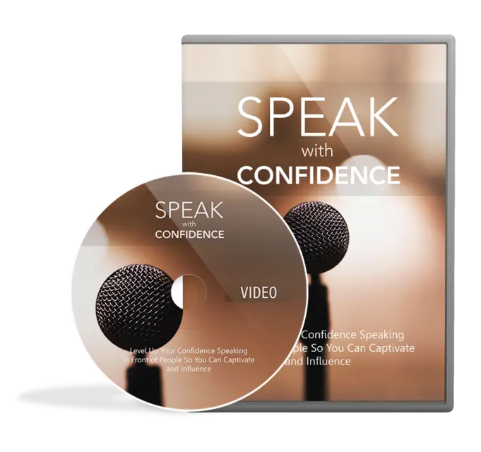 eCover representing Speak With Confidence Video Upgrade Videos, Tutorials & Courses with Master Resell Rights
