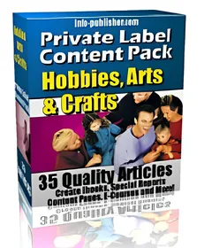 Private Label Article Pack : Hobbies, Arts & Crafts small