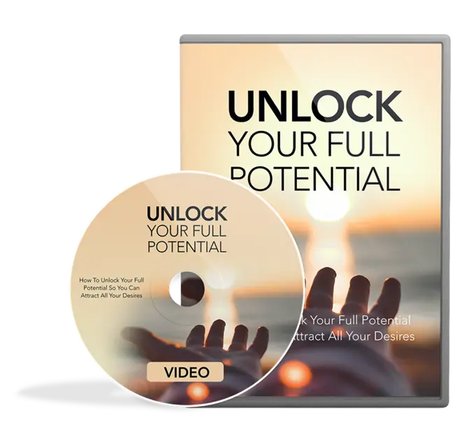 eCover representing Unlock Your Full Potential Video Course Videos, Tutorials & Courses with Master Resell Rights