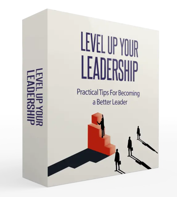 eCover representing Level Up Your Leadership Video Course Videos, Tutorials & Courses with Master Resell Rights