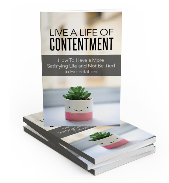 eCover representing Life Of Contentment  with Master Resell Rights