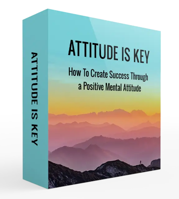 eCover representing Attitude Is Key Video Upgrade Videos, Tutorials & Courses with Master Resell Rights