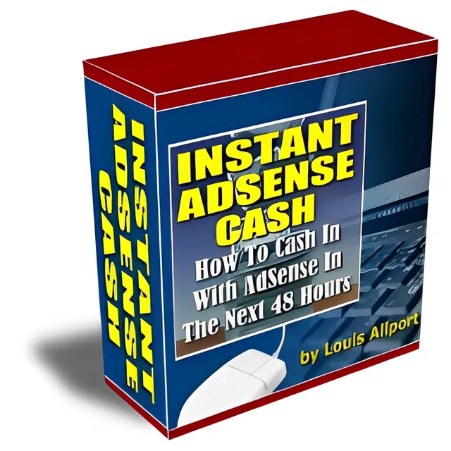 eCover representing Instant AdSense Cash Videos, Tutorials & Courses with Personal Use Rights