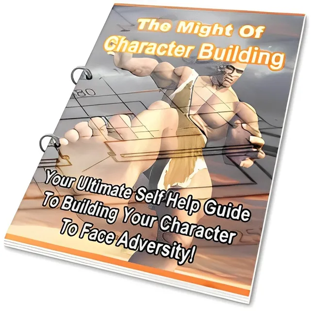 eCover representing The Might of Character Building eBooks & Reports with Private Label Rights