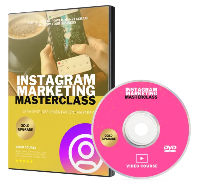 eCover representing Instagram Marketing Masterclass Video Upgrade  with 