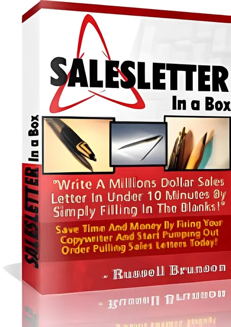 eCover representing SalesLetter In A Box eBooks & Reports with Private Label Rights