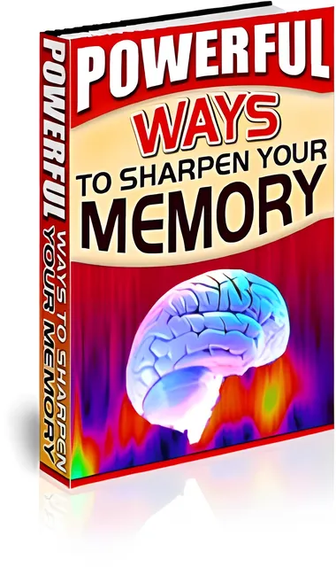 eCover representing Powerful Ways to Sharpen Your Memory eBooks & Reports with Private Label Rights