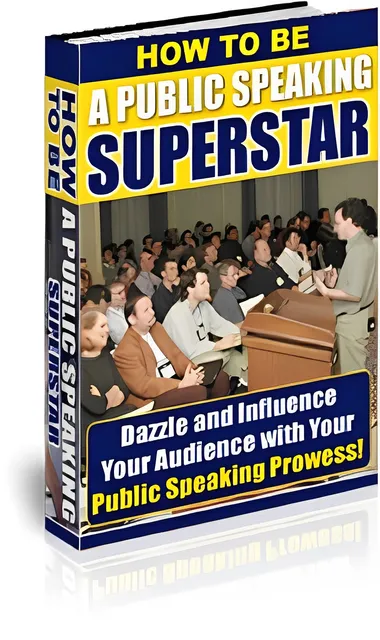 eCover representing How To Be A Public Speaking Superstar eBooks & Reports with Private Label Rights