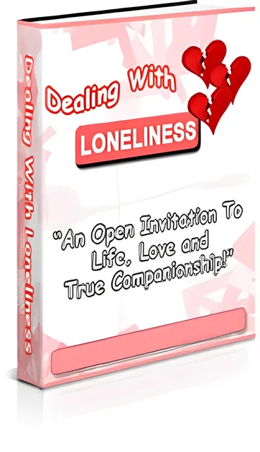 eCover representing Dealing With Loneliness eBooks & Reports with Private Label Rights