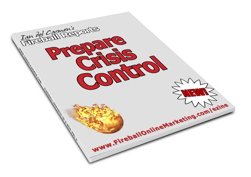 eCover representing Prepare Crisis Control eBooks & Reports with Master Resell Rights