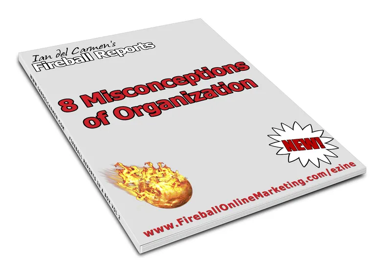 eCover representing 8 Misconceptions of Organization eBooks & Reports with Master Resell Rights