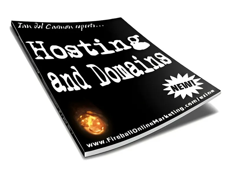 eCover representing Hosting and Domains eBooks & Reports with Master Resell Rights