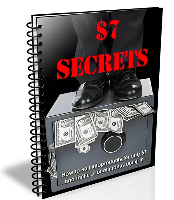 eCover representing $7 Secrets eBooks & Reports with Master Resell Rights