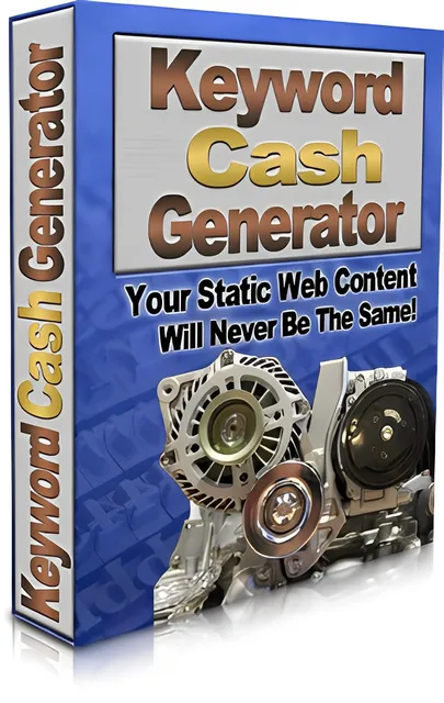 eCover representing Keyword Cash Generator  with Master Resell Rights