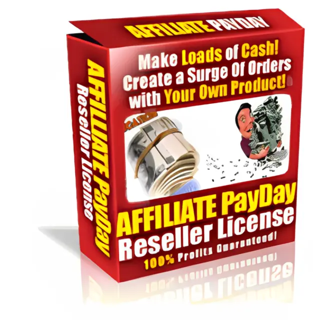 eCover representing Affiliate PayDay eBooks & Reports with Private Label Rights
