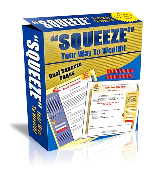 eCover representing Squeeze Your Way To Wealth! Templates & Themes with Master Resell Rights