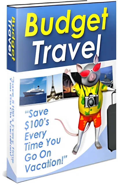 eCover representing Budget Travel eBooks & Reports with Master Resell Rights