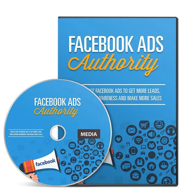 eCover representing Facebook Ads Authority GOLD eBooks & Reports/Videos, Tutorials & Courses with Master Resell Rights