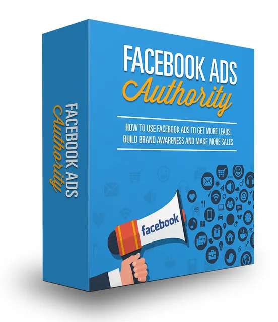 eCover representing Facebook Ads Authority eBooks & Reports with Master Resell Rights