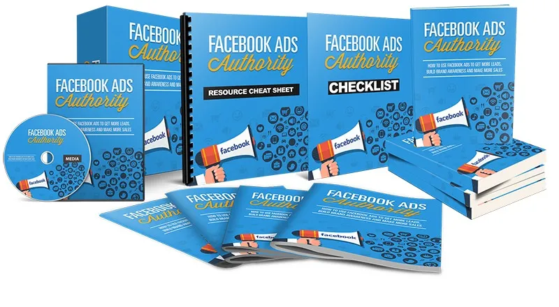 eCover representing Facebook Ads Authority eBooks & Reports with Master Resell Rights