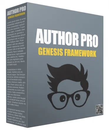 eCover representing Author Pro Genesis FrameWork Templates & Themes with Personal Use Rights