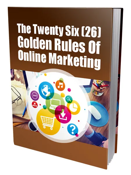 eCover representing Golden Rules Of Online Marketing eBooks & Reports with Private Label Rights