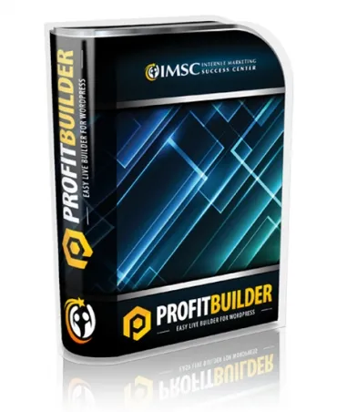 eCover representing WP Profit Builder Review Pack  with Private Label Rights