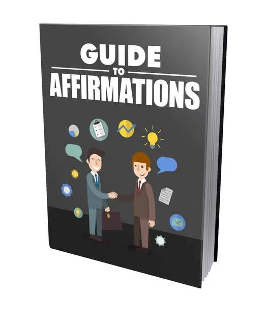eCover representing Guide To Affirmations eBooks & Reports with Master Resell Rights