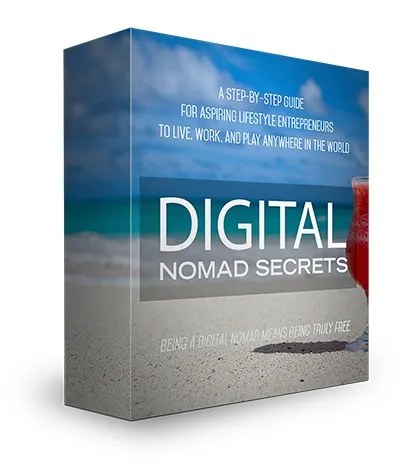 eCover representing Digital Nomad Secrets Gold Videos, Tutorials & Courses with Master Resell Rights