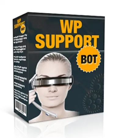 eCover representing WP Support Bot  with Master Resell Rights