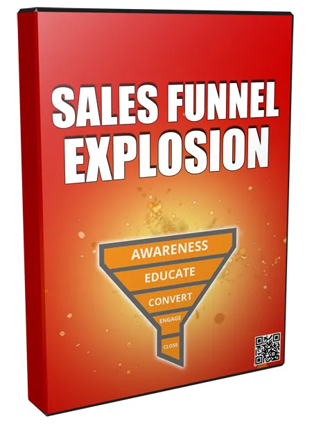 eCover representing Sales Funnel Explosion Videos, Tutorials & Courses with Master Resell Rights