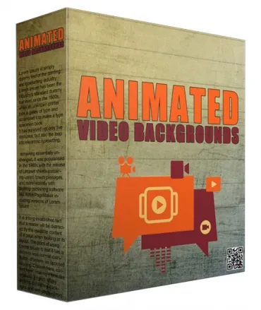 eCover representing 50 Animated Video Backgrounds Videos, Tutorials & Courses with Personal Use Rights