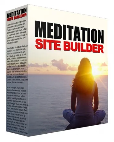 eCover representing Meditation Video Site Builder  with Master Resell Rights