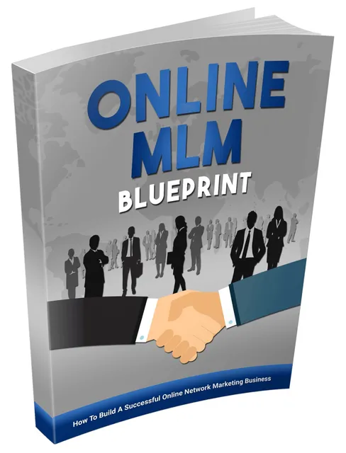 eCover representing Online MLM Blueprint eBooks & Reports/Videos, Tutorials & Courses with Master Resell Rights
