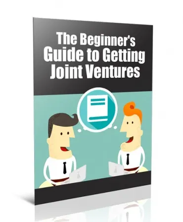 eCover representing Guide to Getting Joint Ventures eBooks & Reports with Private Label Rights