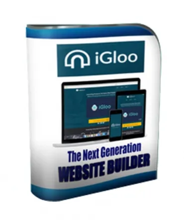 eCover representing Igloo Website Builder Review Pack  with Private Label Rights