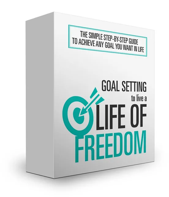 eCover representing Goal Setting To Live A Life Of Freedom Gold eBooks & Reports/Videos, Tutorials & Courses with Master Resell Rights