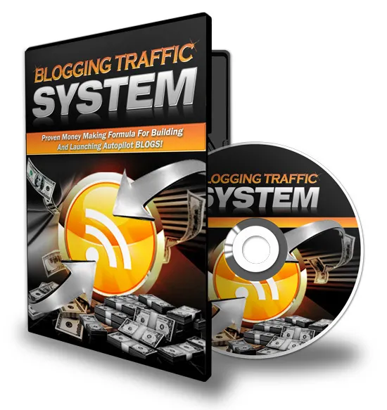 eCover representing Blogging Traffic System eBooks & Reports with Master Resell Rights