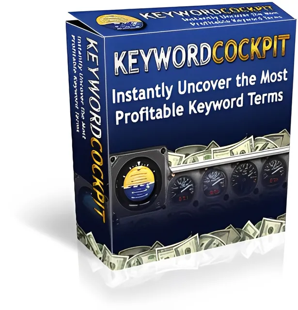 eCover representing Keyword Cockpit Software & Scripts with Master Resell Rights