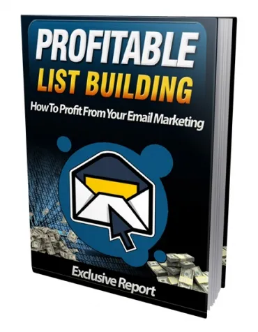 eCover representing Profitable List Building eBooks & Reports with Personal Use Rights
