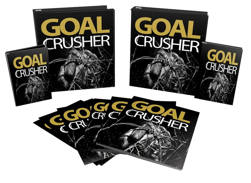 eCover representing Goal Crusher Pro eBooks & Reports/Videos, Tutorials & Courses with Master Resell Rights