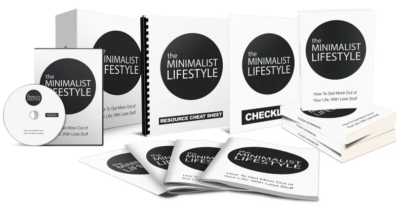 eCover representing The Minimalist Lifestyle eBooks & Reports with Master Resell Rights
